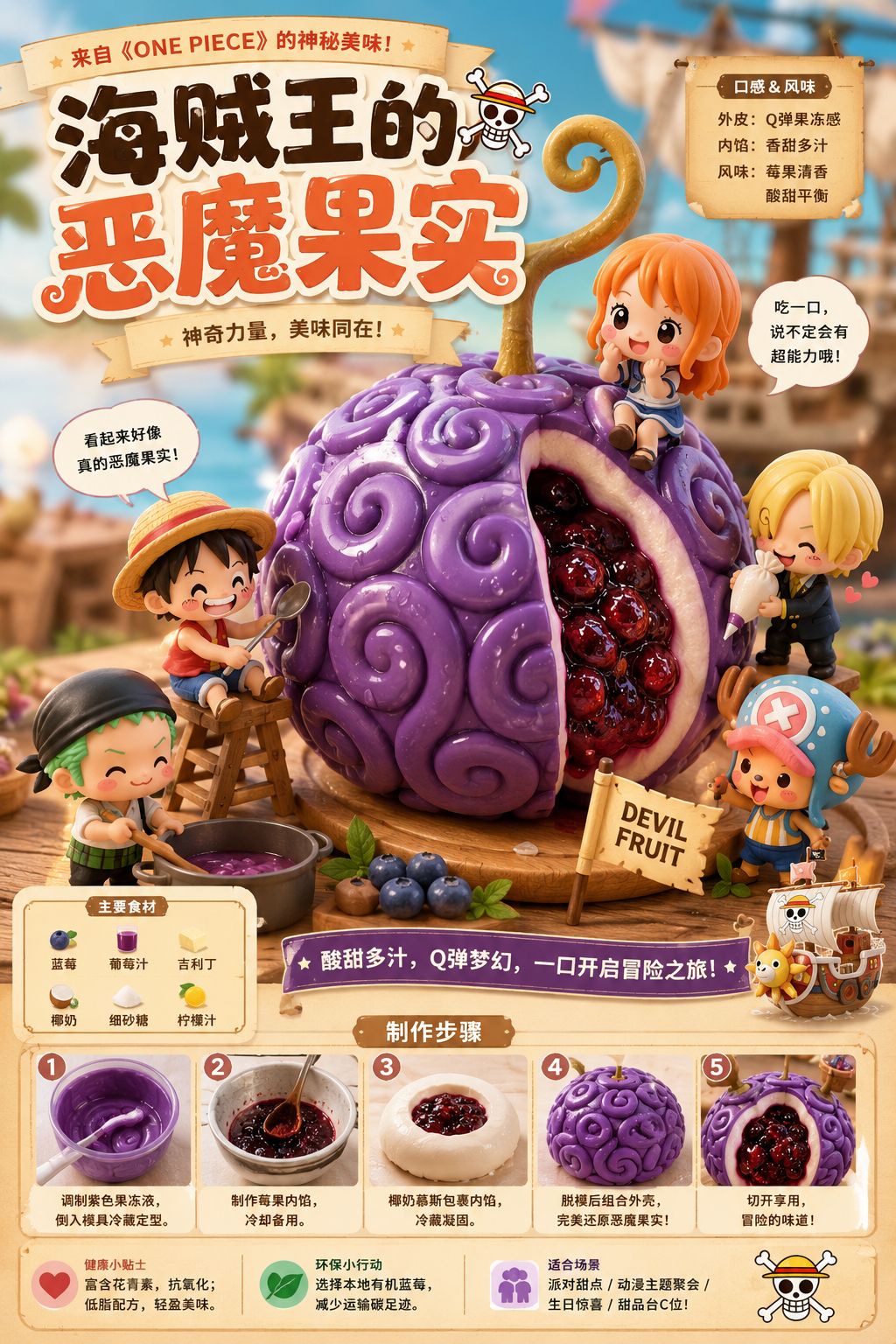 海賊王惡魔果實食物圖解